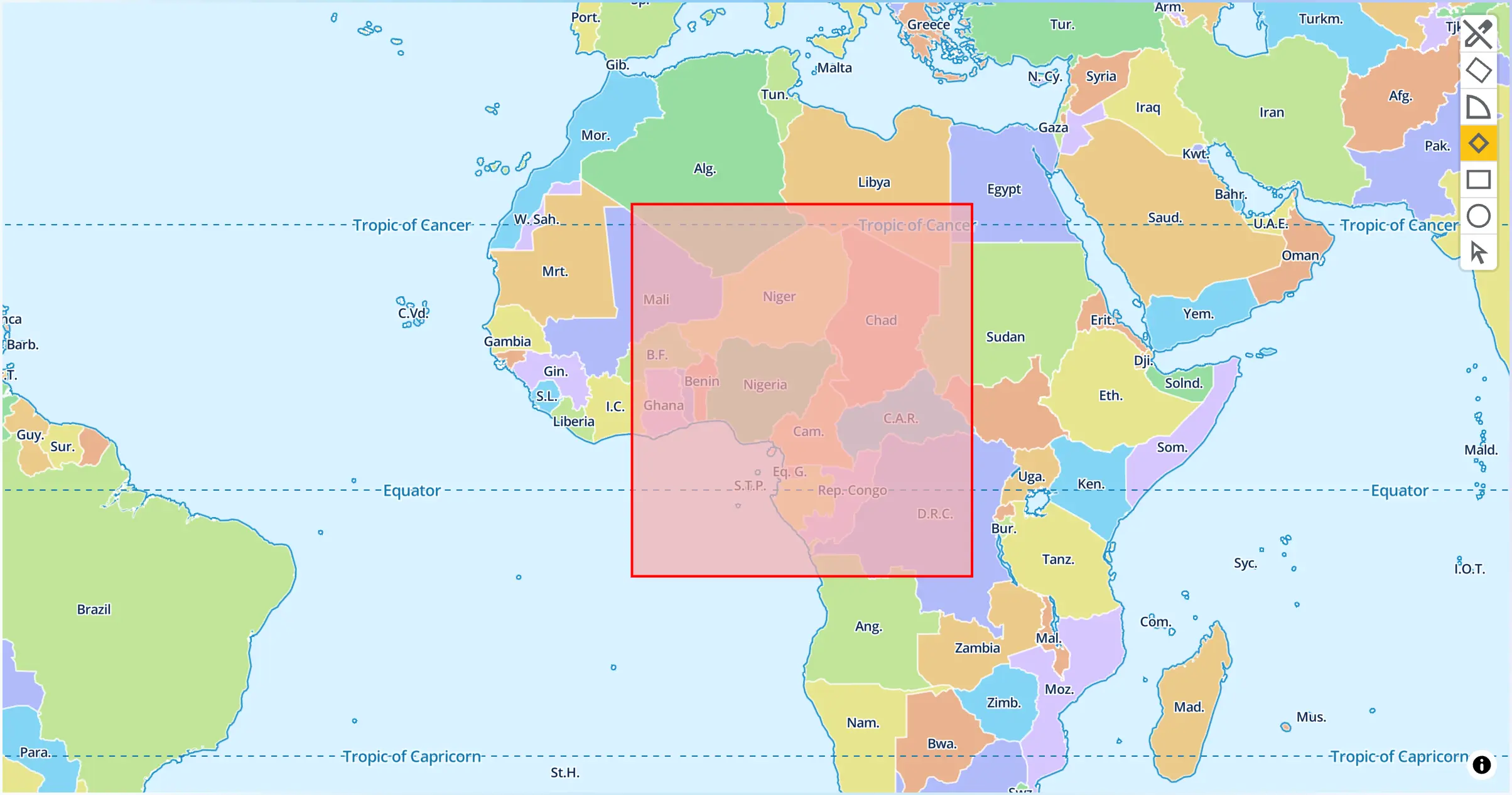 Adding GeoJSON feature to TerraDraw custom style